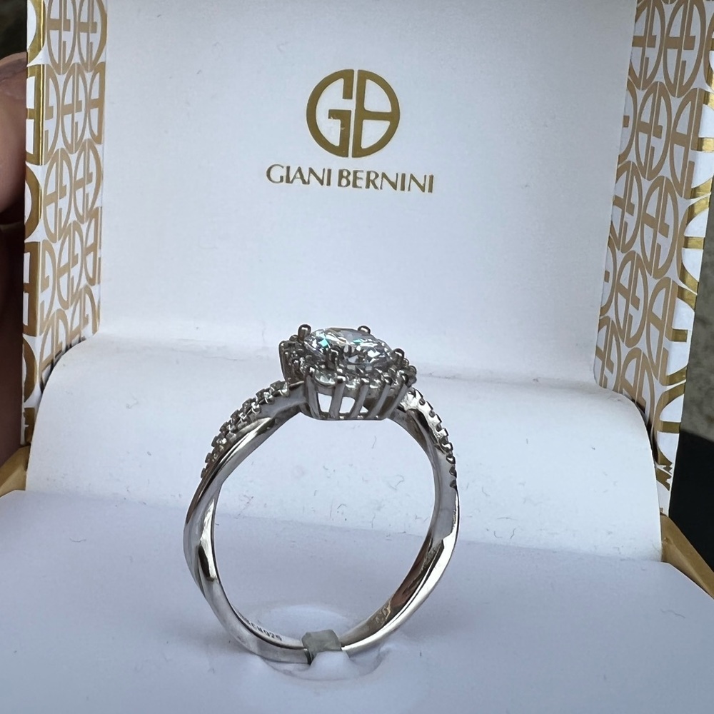 Giani Bernini CZ Cubic Zirconia Sterling Silver Ring 9 New in Box - Picture 4 of 12